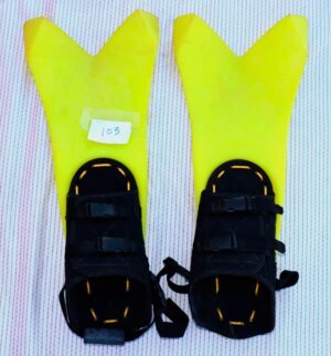 yellow experimental fab force fins