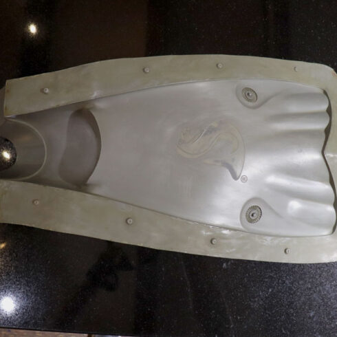 Extra Force Mold 164 with Tan Delta Fin Made in it